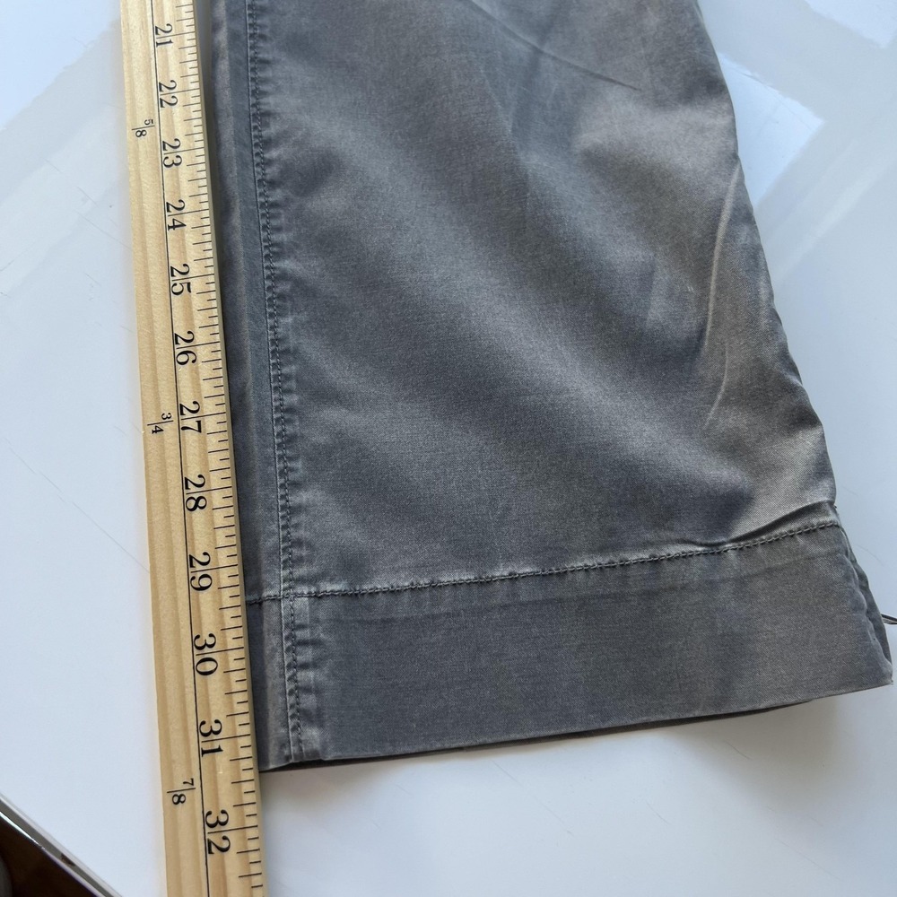 Eileen Fisher Pants Womens Small Gray Straight Leg Utility Zipper Hem Pockets - Picture 15 of 16